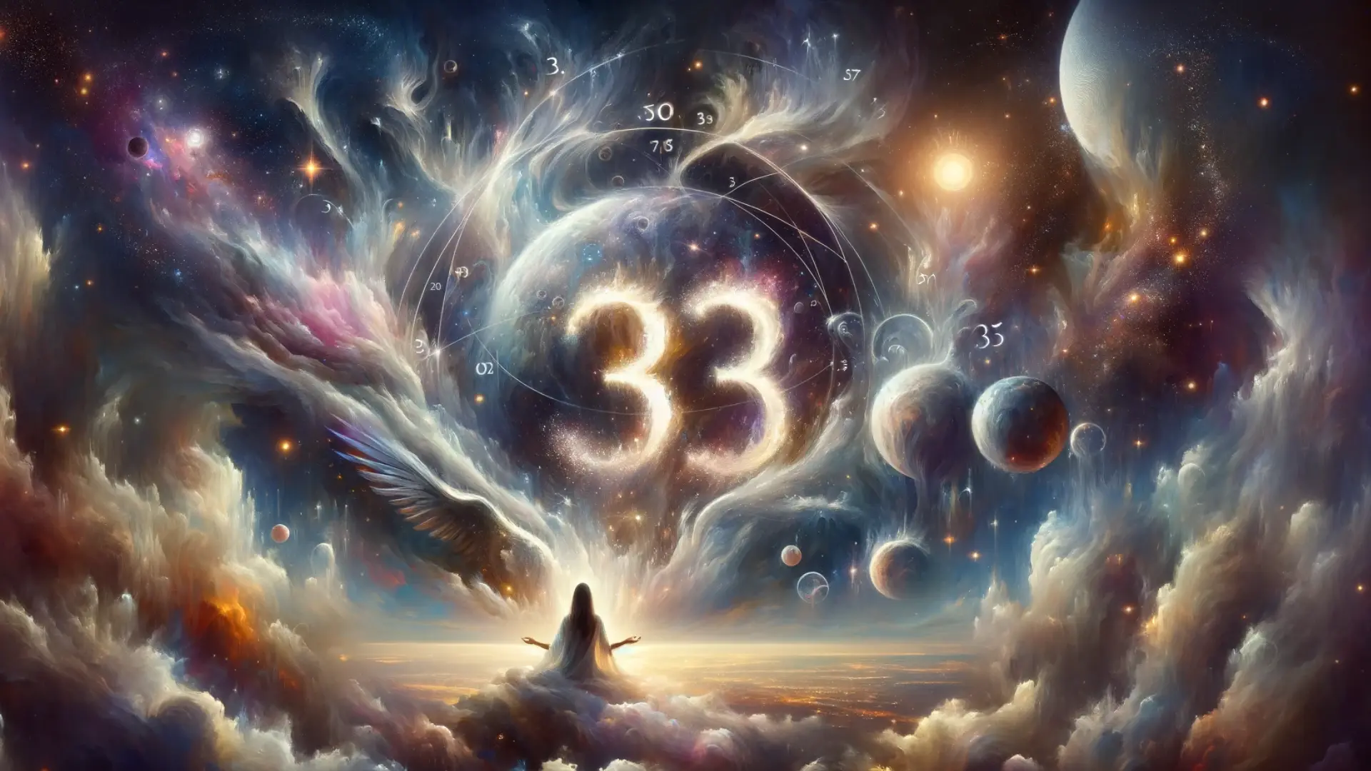 Surreal representation of Life Path Number 33